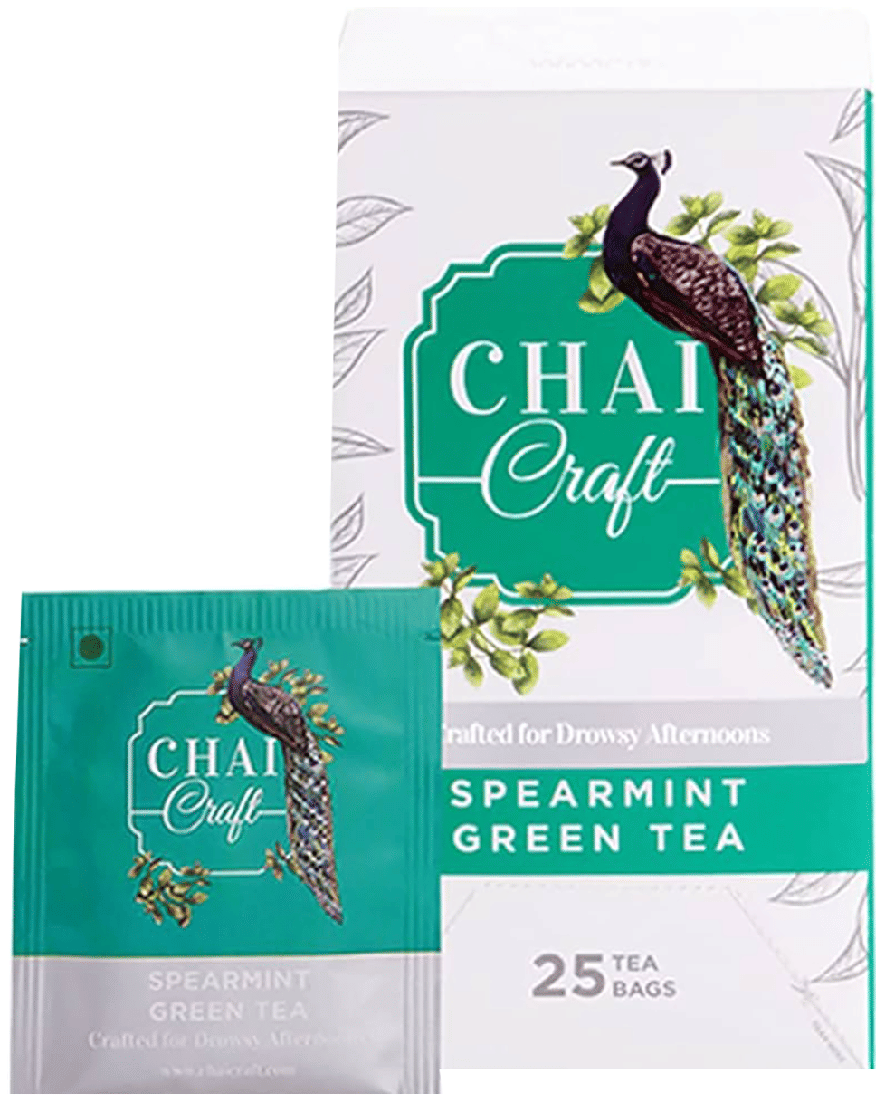 Chai Craft Spearmint Green Tea Bag (1.5gm Each)