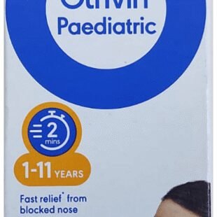 Otrivin Paediatric 0.05% w/v Nasal Drops for Fast Relief from Blocked Nose