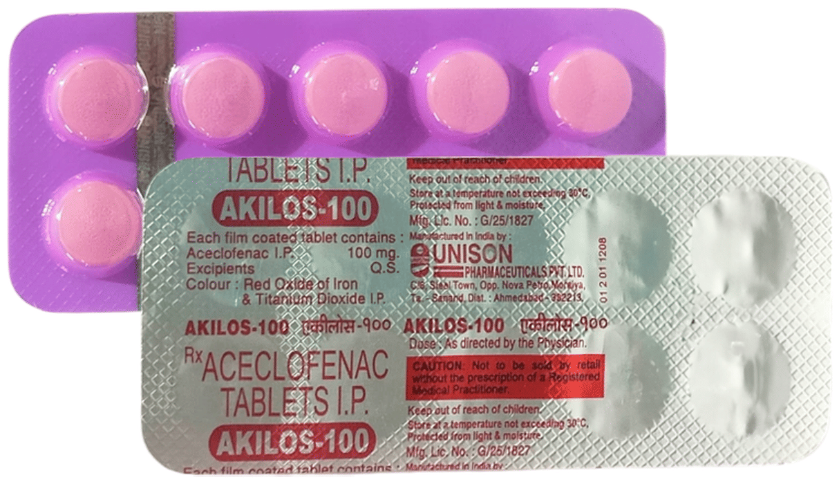 Akilos 100mg Tablet