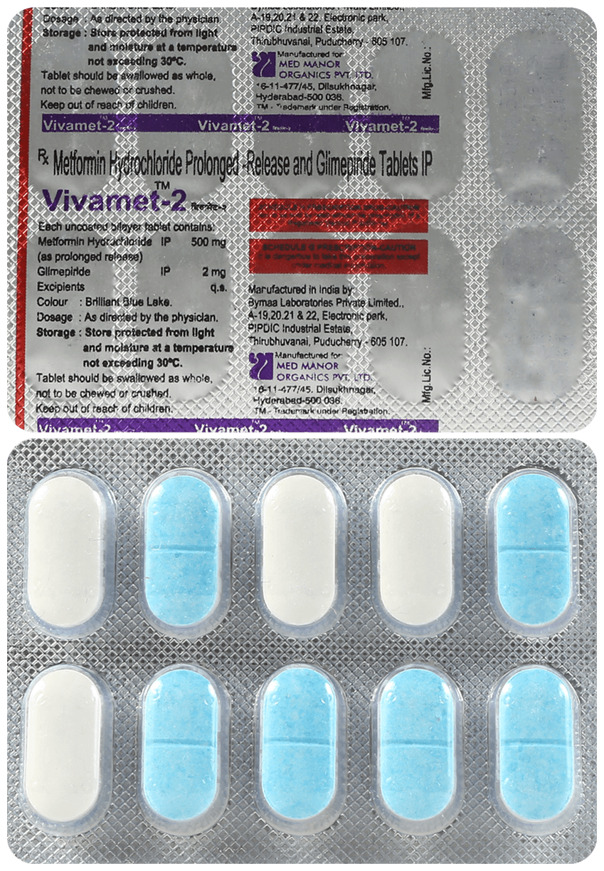 Vivamet 2 mg/500 mg Tablet