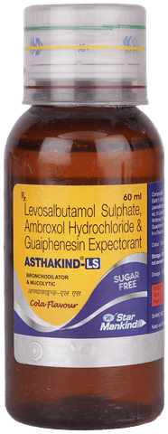 Asthakind-LS Expectorant Cola Sugar Free