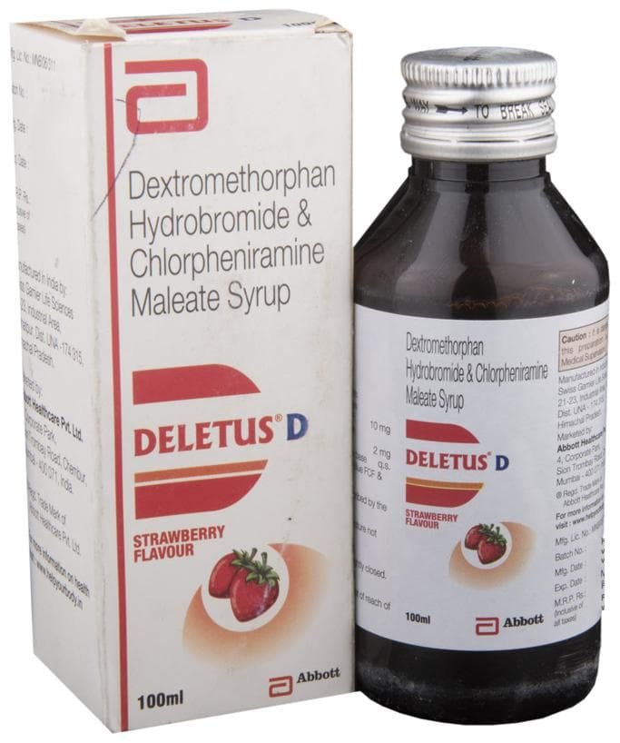 Deletus D Syrup Strawberry