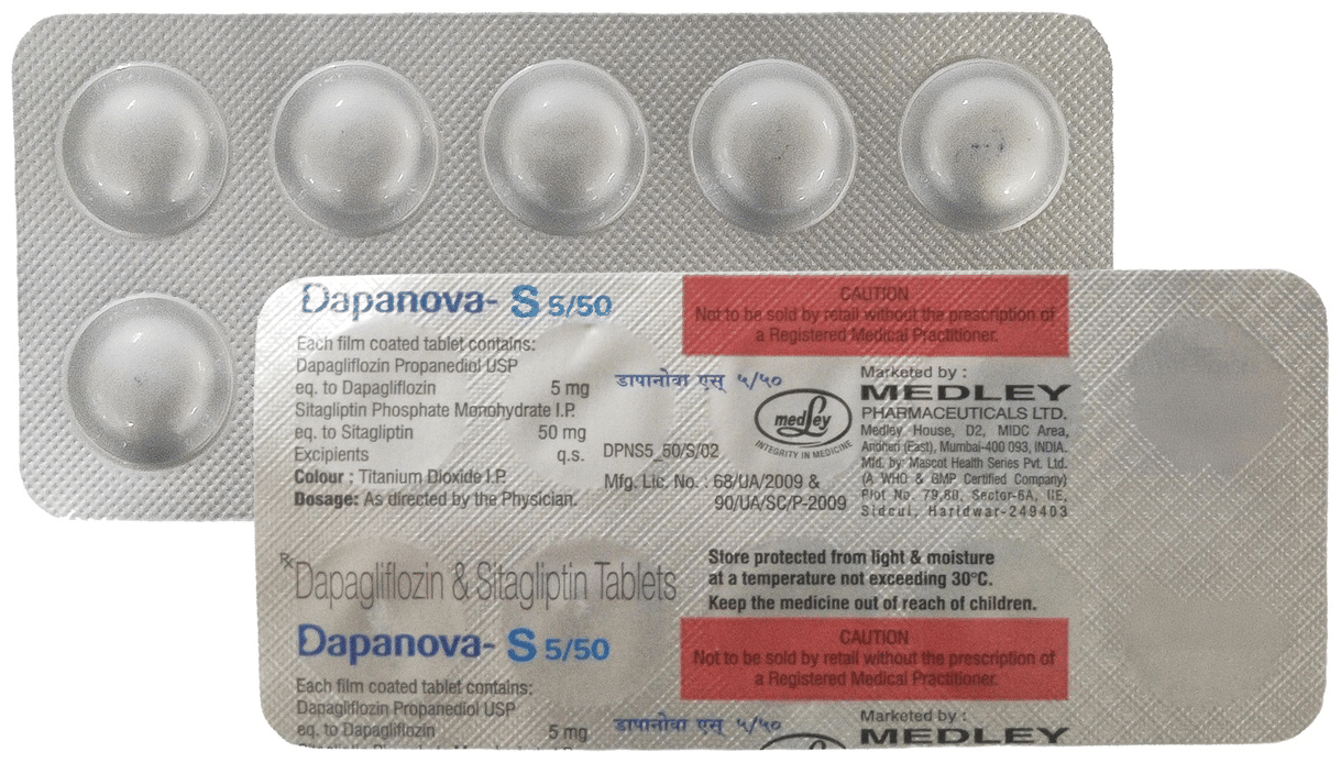 Dapanova-S 5/50 Tablet