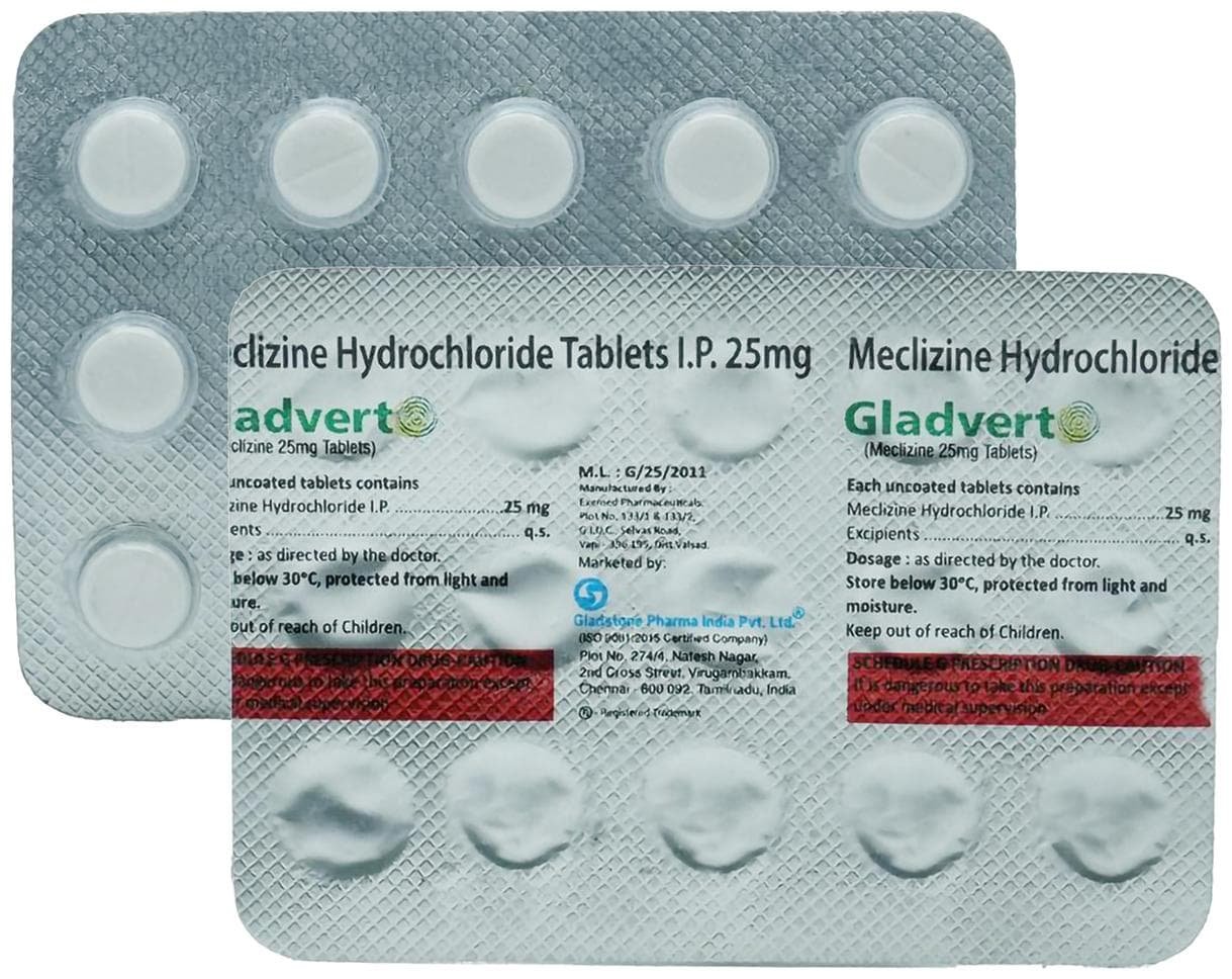 Gladvert 25mg Tablet