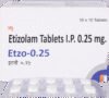 Etzo 0.25mg Tablet