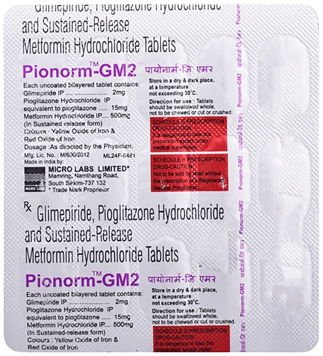 Pionorm-GM 2 Tablet SR