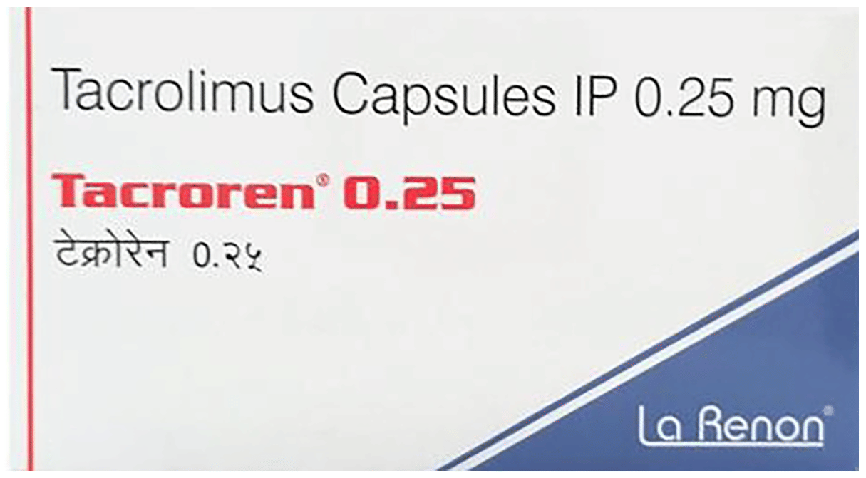 Tacroren 0.25mg Capsule