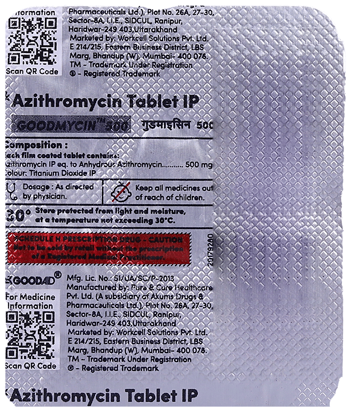 Goodmycin 500 Tablet