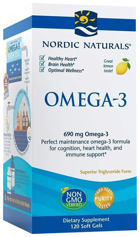 Nordic Naturals Omega 3 690mg Soft Gel Lemon