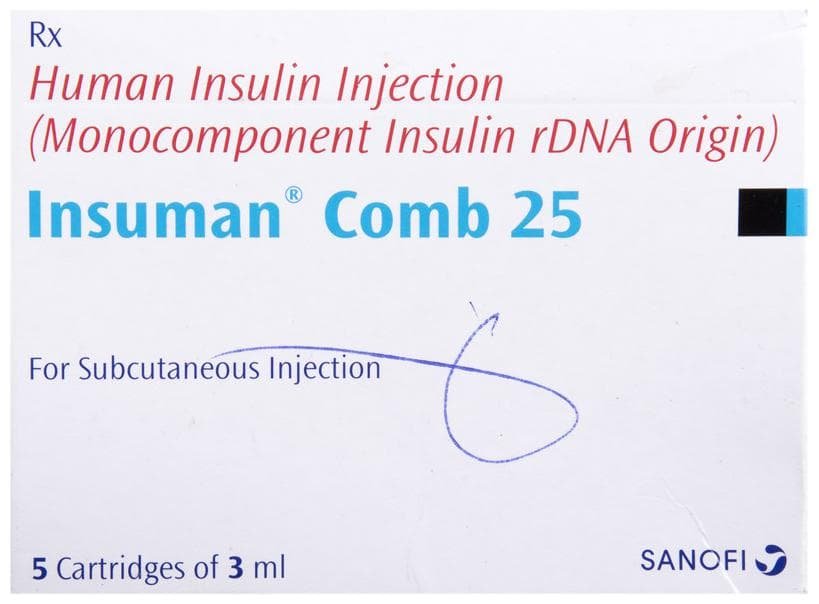Insuman Comb 25 Injection