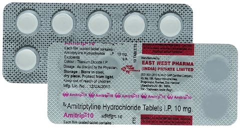 Amitrip 10mg Tablet