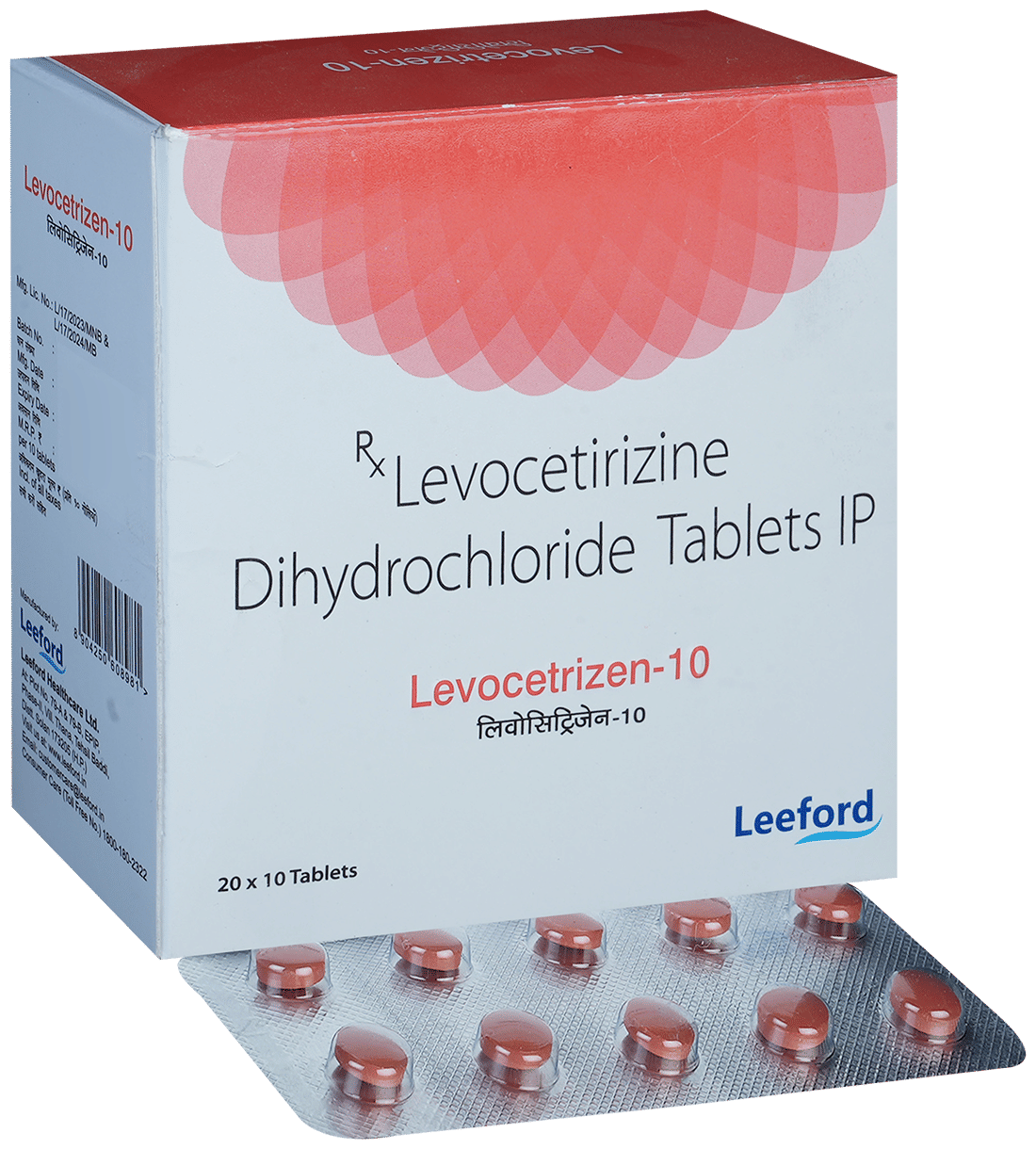 Levocetrizen 10mg Tablet