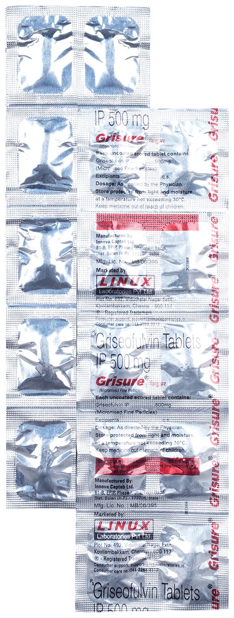 Grisure 500mg Tablet
