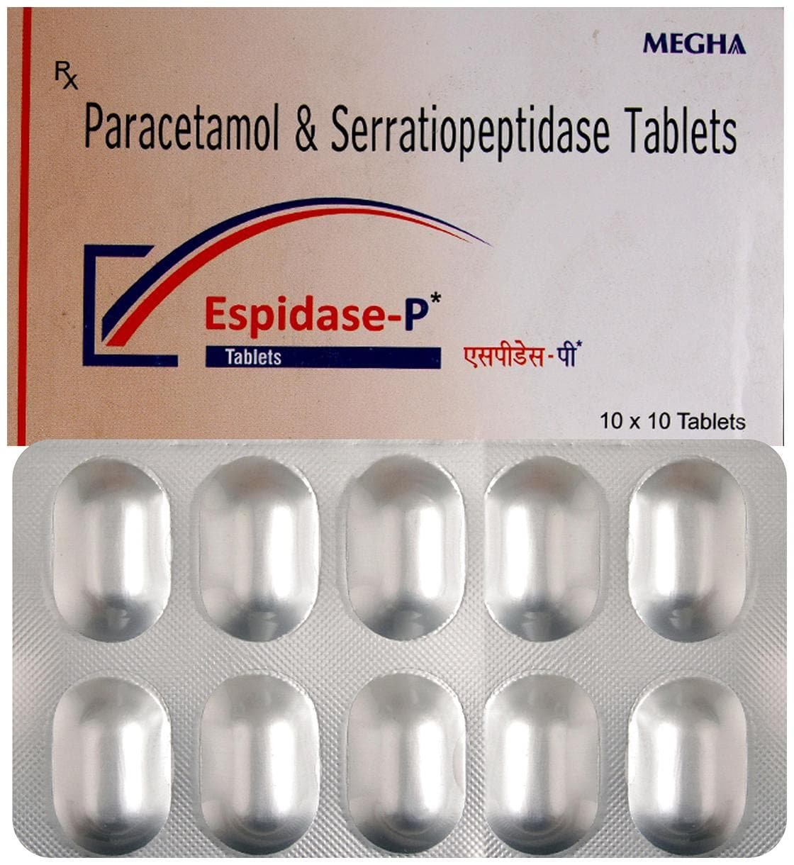 Espidase P 325mg/10mg Tablet
