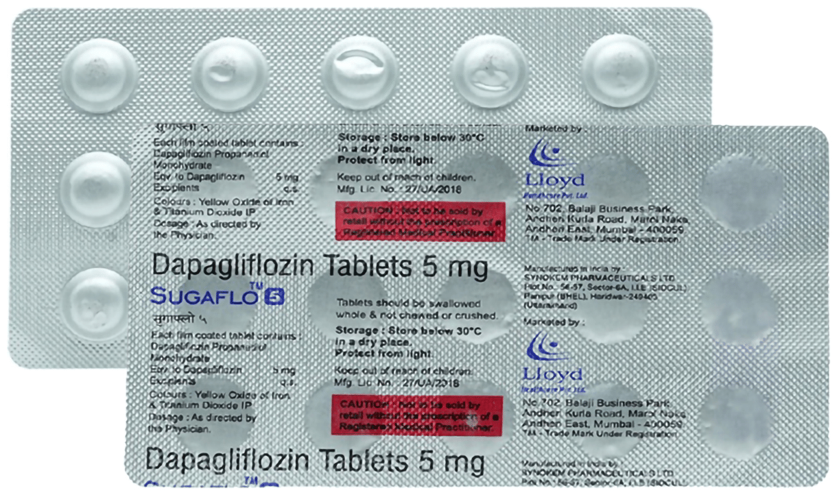 Sugaflo 5mg Tablet