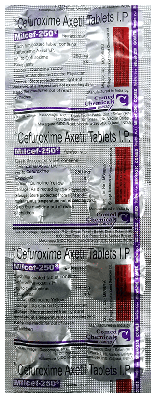 Milcef 250mg Tablet