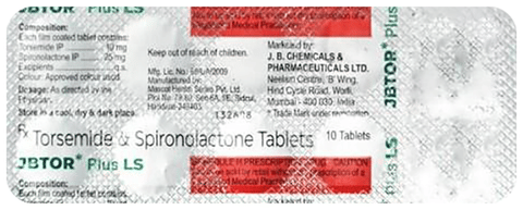 Jbtor Plus 25mg/10mg LS Tablet