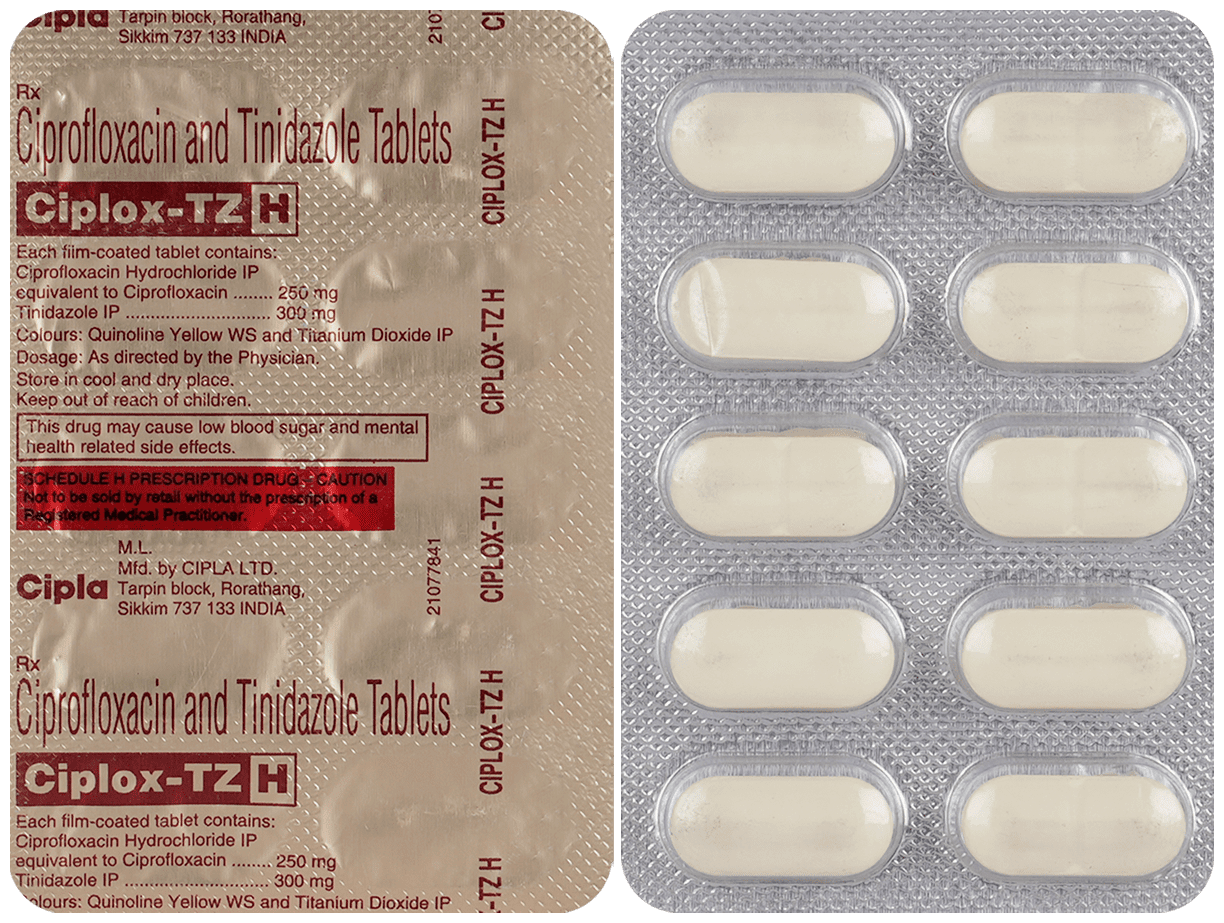Ciplox TZ H Tablet