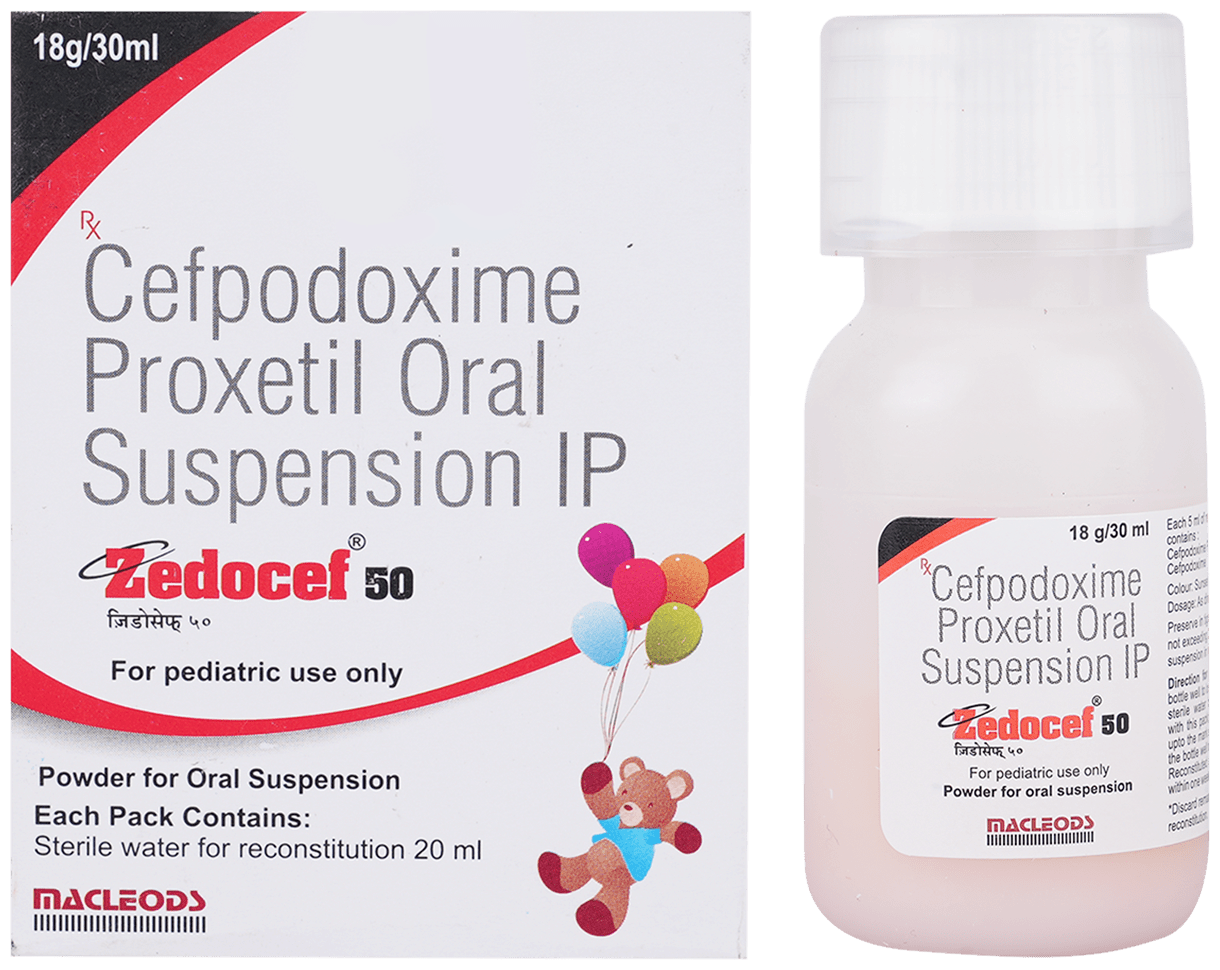 Zedocef 50mg Syrup