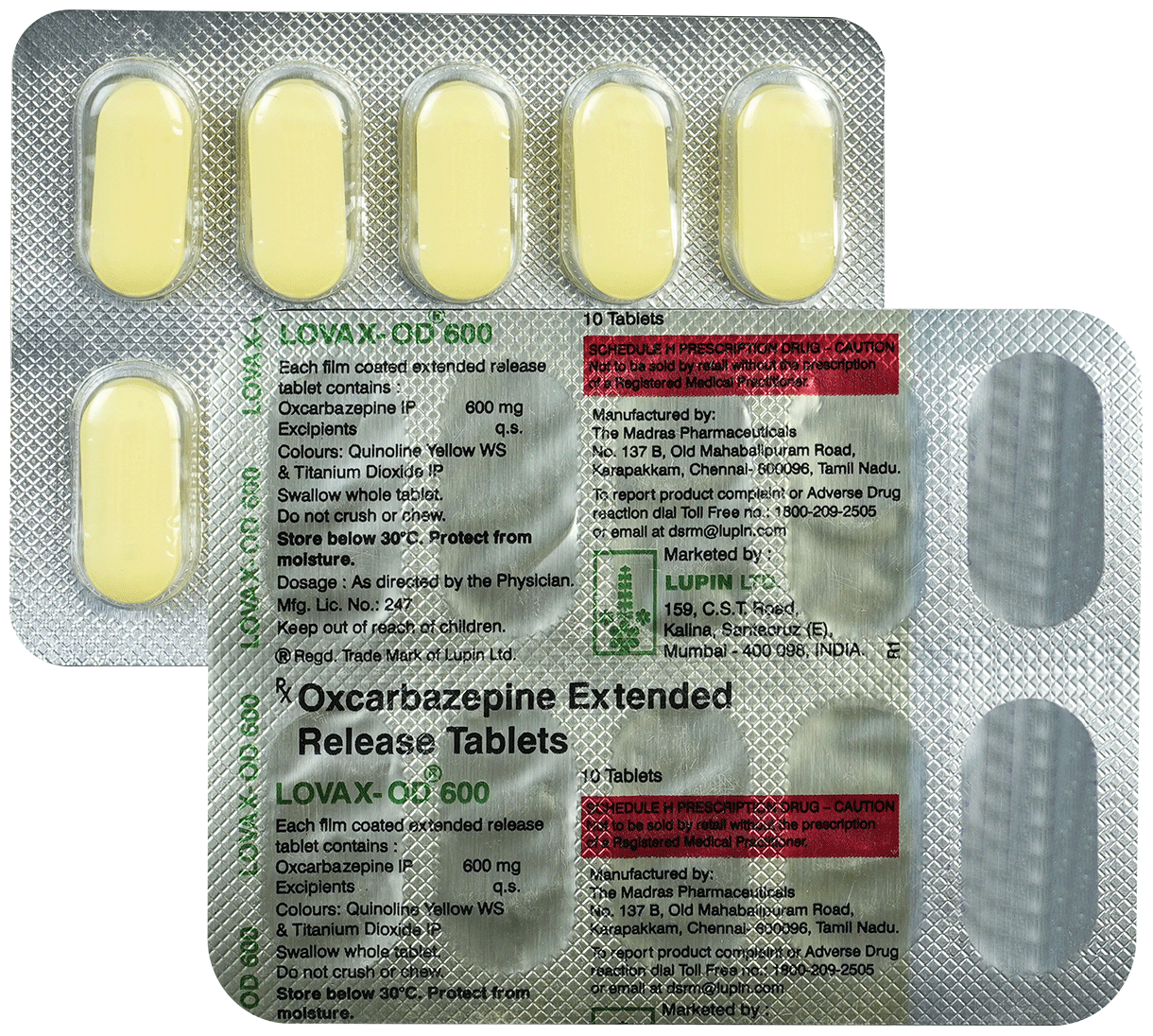 LOvax OD 600 Tablet ER