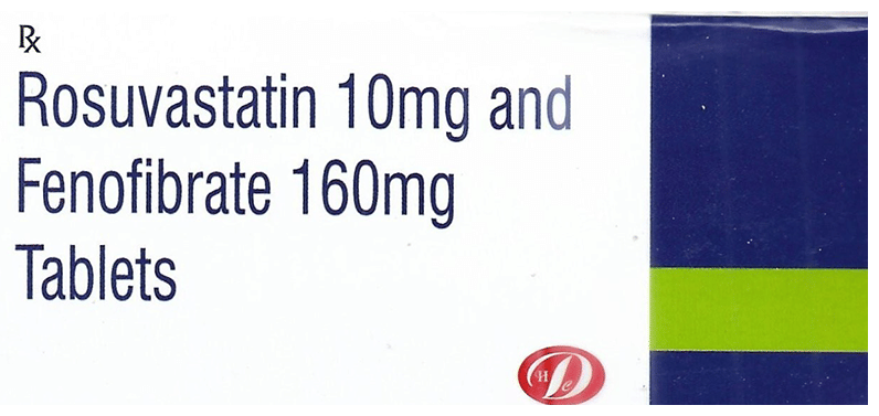 Danavish Fenofibrate+Rosuvastatin 160mg/10mg Tablet