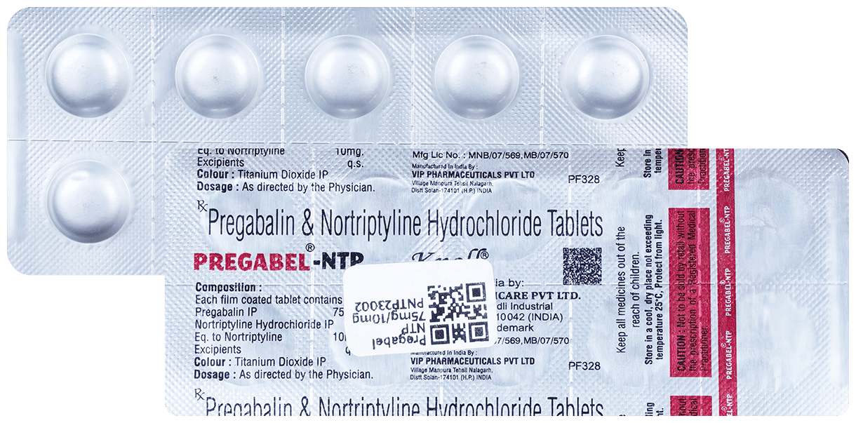 Pregabel NTP 75mg/10mg Tablet
