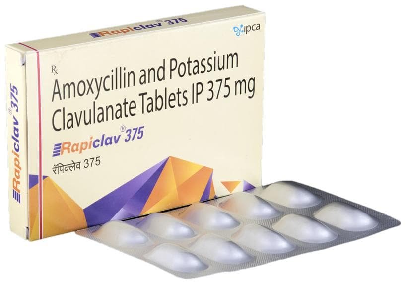 Rapiclav 375 Tablet