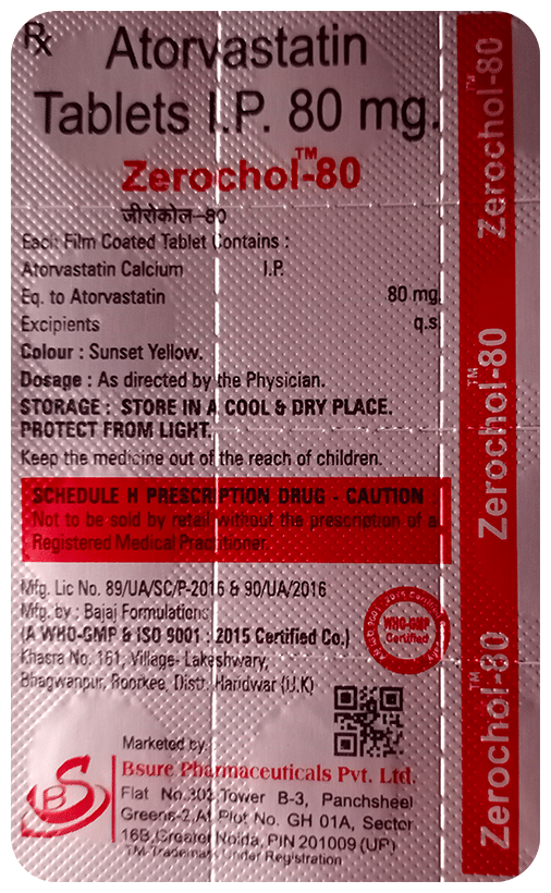 ZEROCHol 80 Tablet