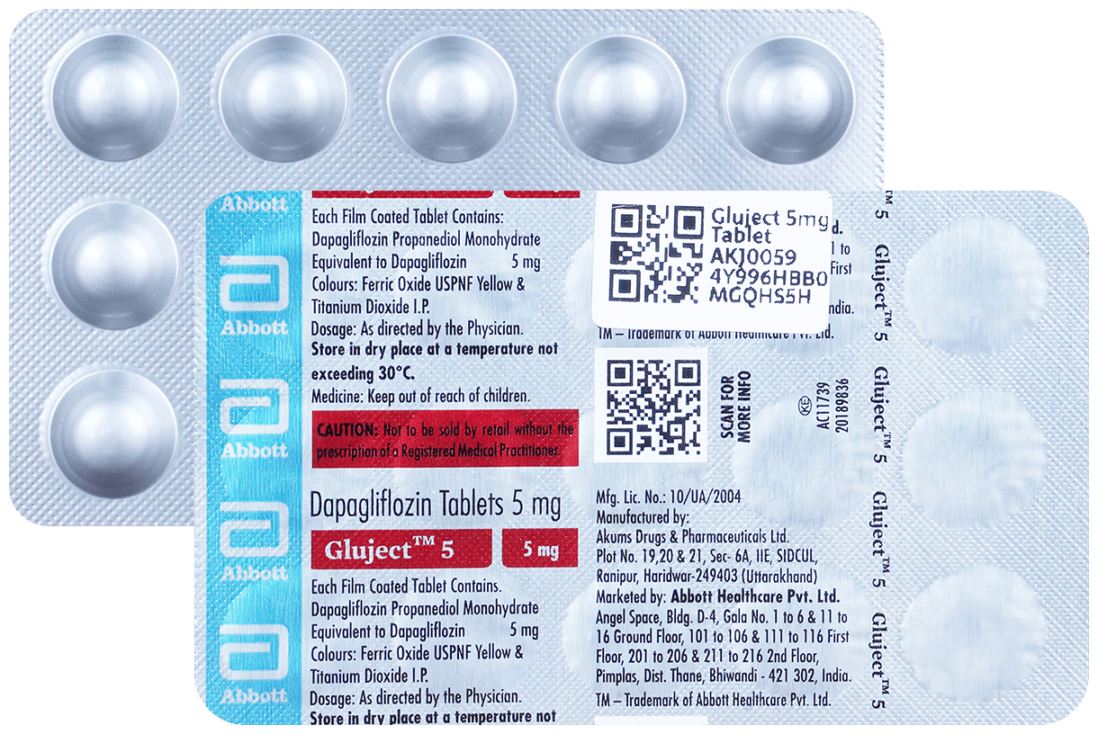 Gluject 5mg Tablet