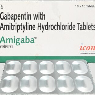 Amigaba 300 mg/10 mg Tablet