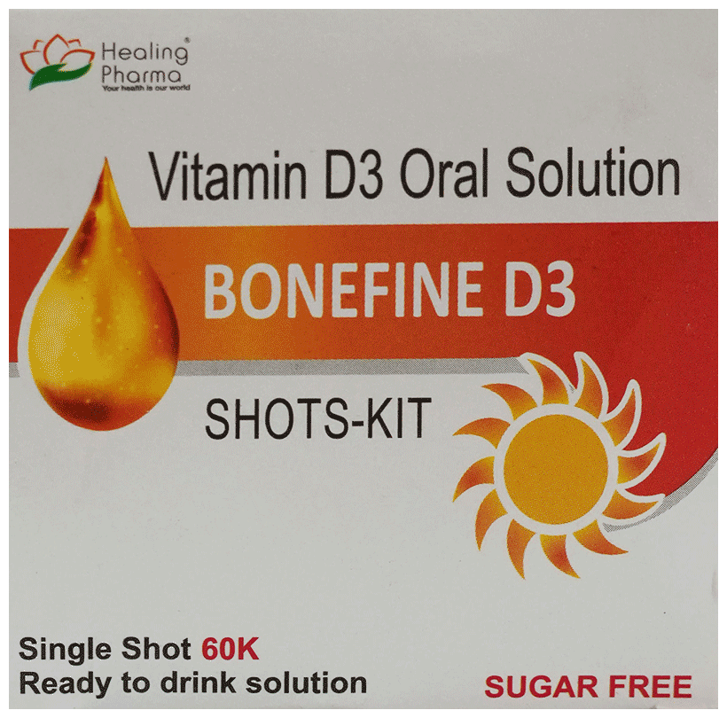 Healing Pharma Bonefine D3 Shots Kit (5ml Each)