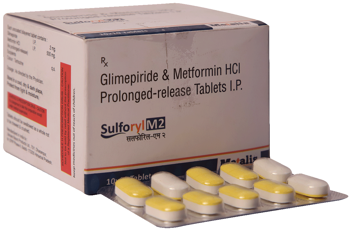 Sulforyl M 2mg/500mg Tablet