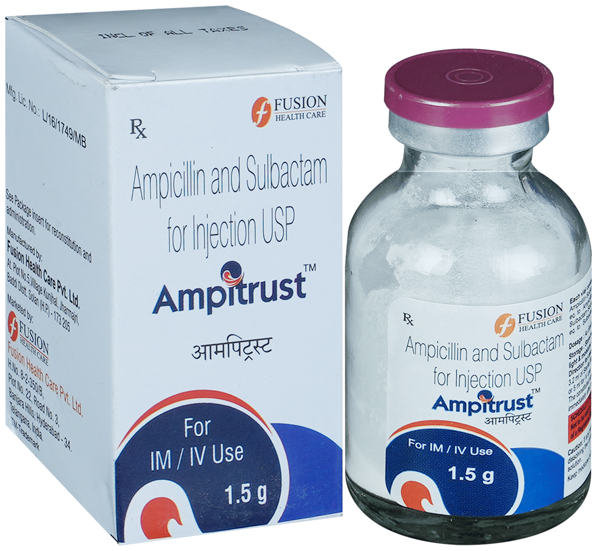 Ampitrust 1.5gm Injection