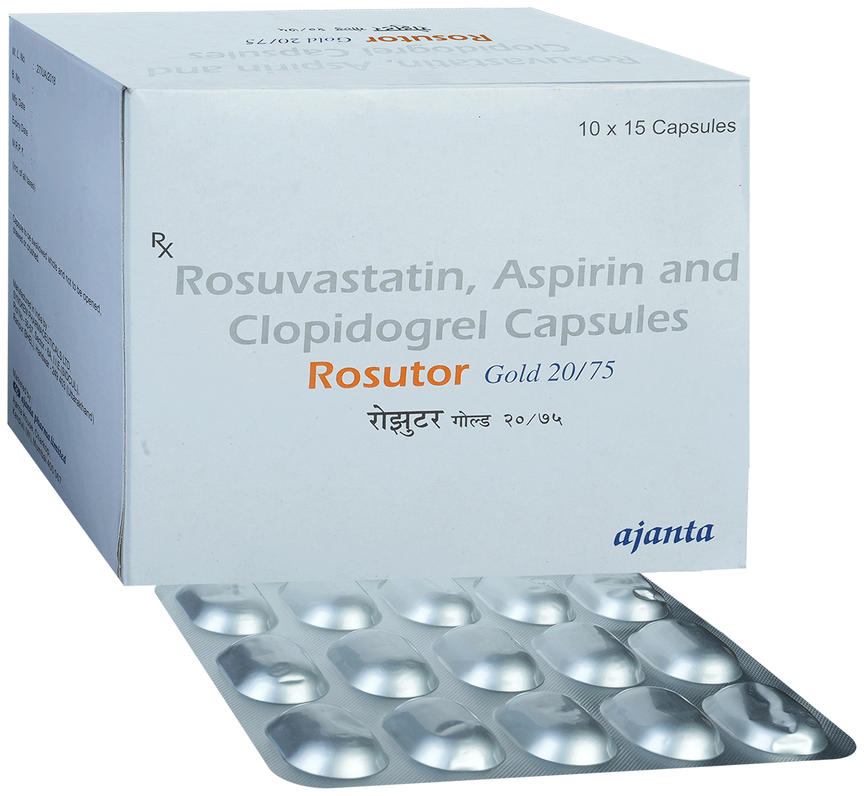 Rosutor Gold 20/75 Capsule