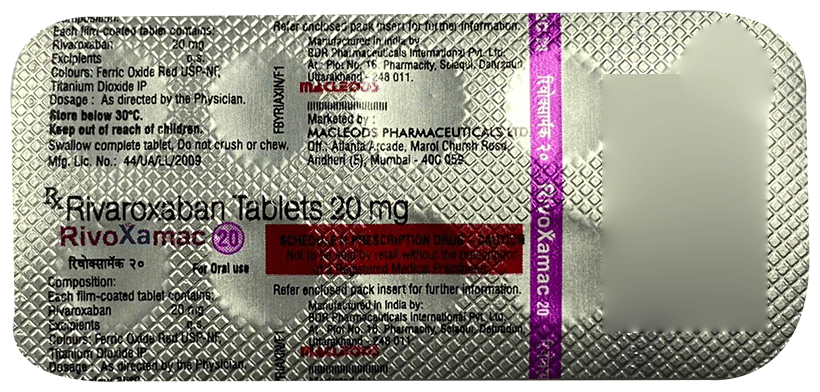 Rivoxamac 20mg Tablet