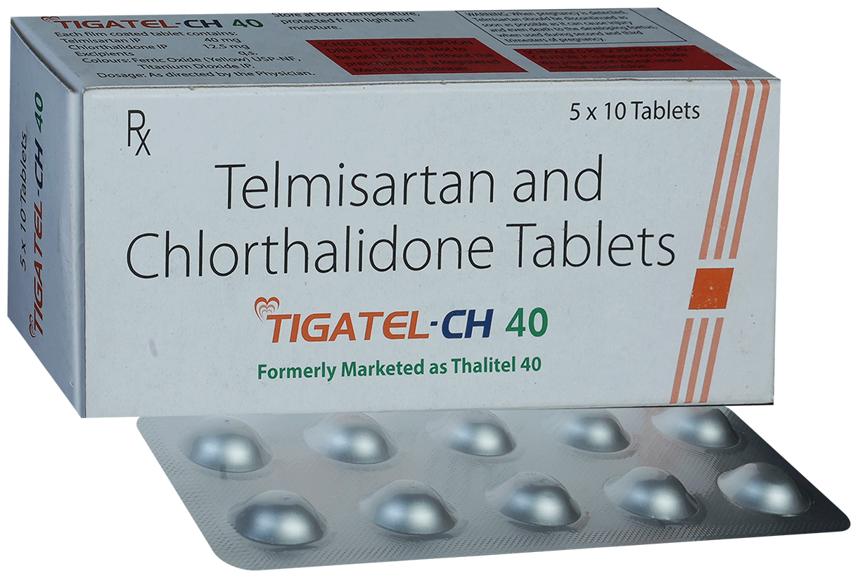 Tigatel-CH 40mg/12.5mg Tablet