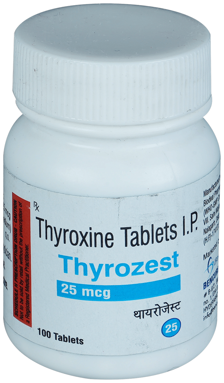 Thyrozest 25mcg Tablet