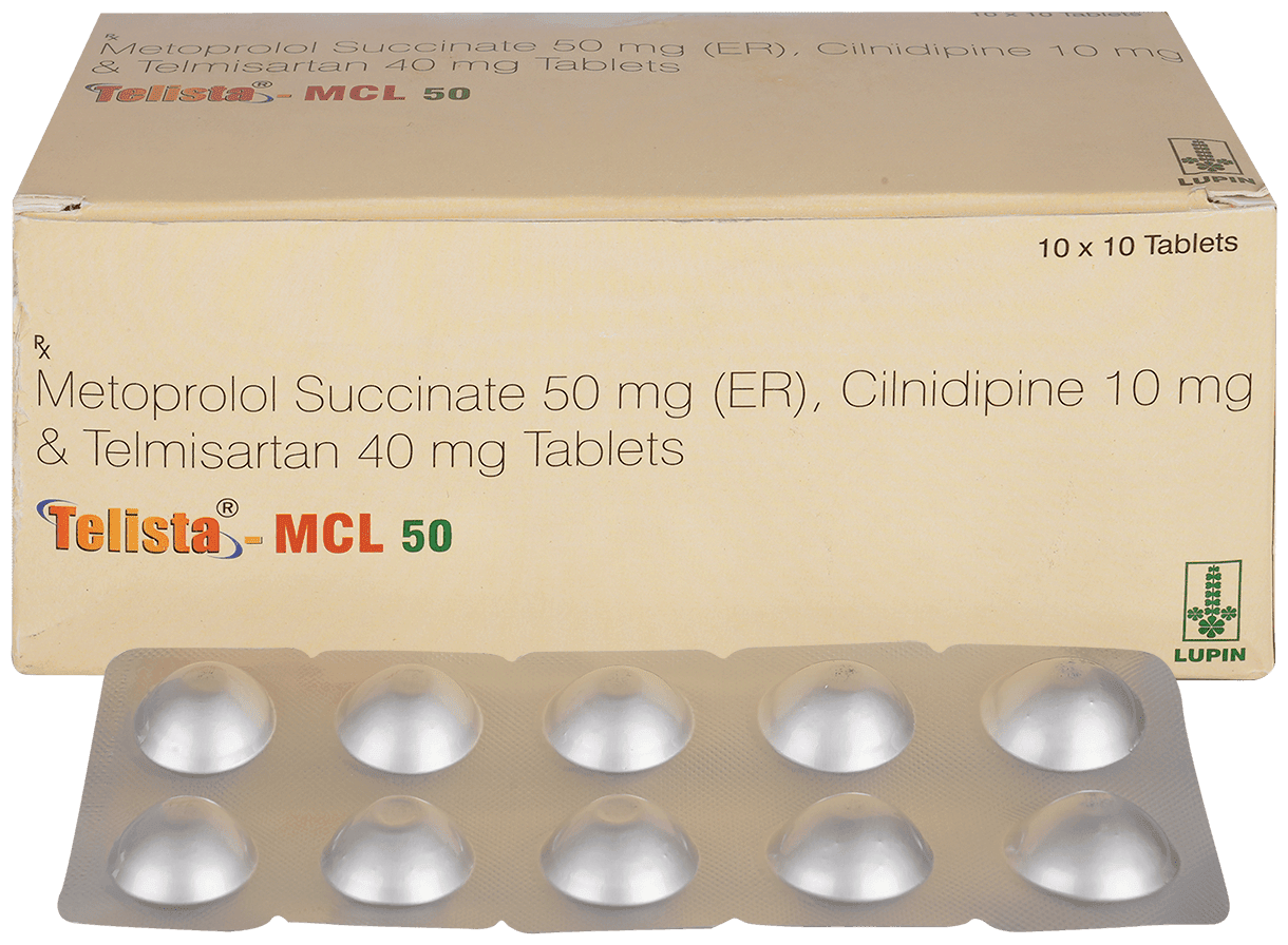 Telista MCL 10mg/50mg/40mg Tablet ER