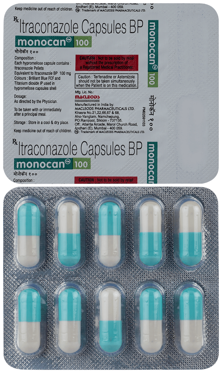 Monocan 100mg Capsule