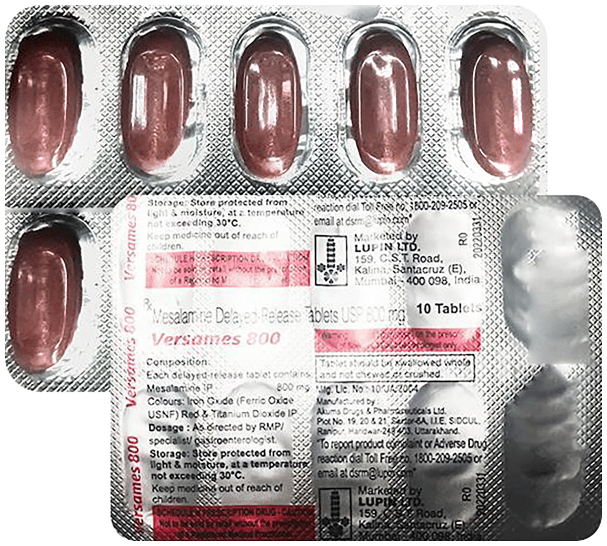 Versames 800mg Tablet