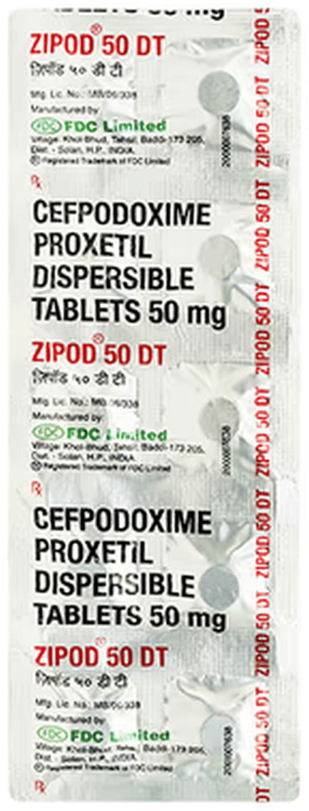 Zipod 50mg Tablet DT
