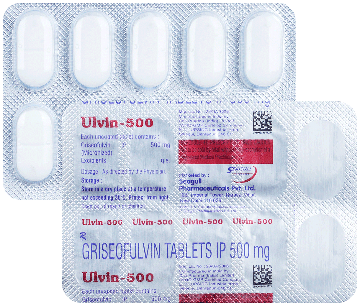 Ulvin 500 Tablet