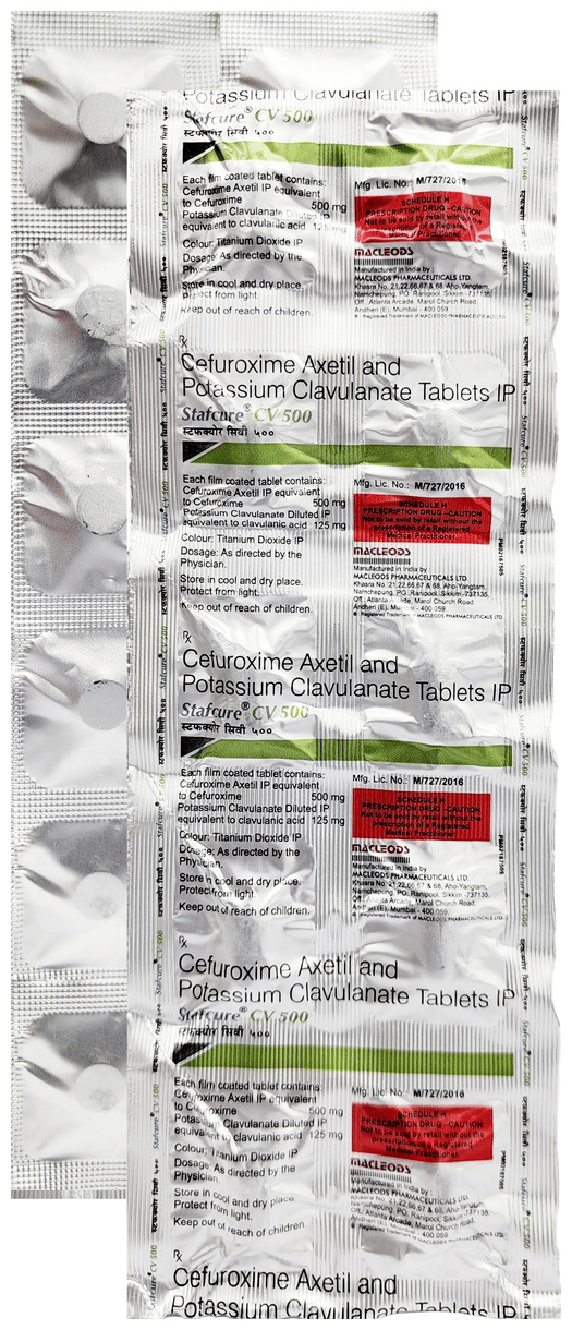 Stafcure CV 500 Tablet