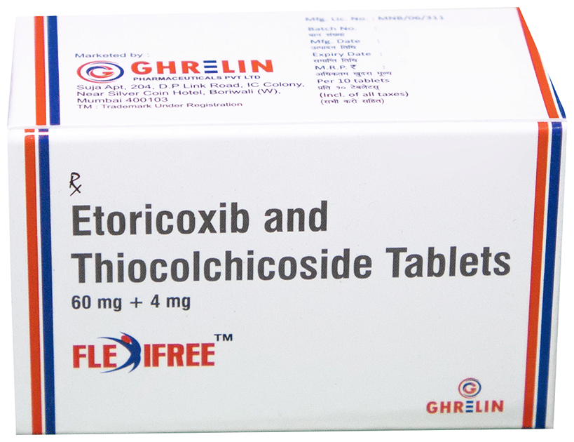 Flexifree 60mg/4mg Tablet