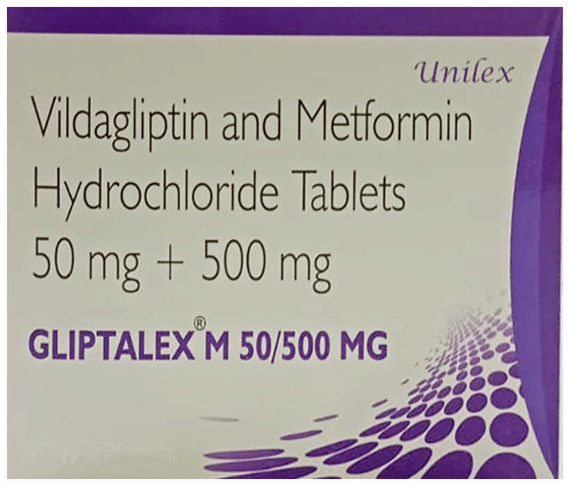Gliptalex M 50/500 MG Tablet