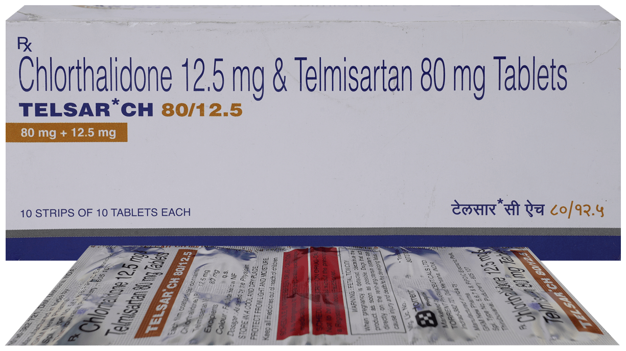 TELsar CH 80mg/12.5mg Tablet
