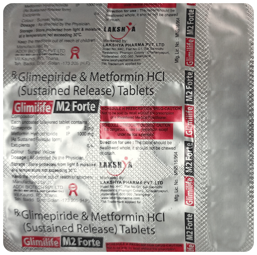 Glimilife M2 Forte Tablet SR