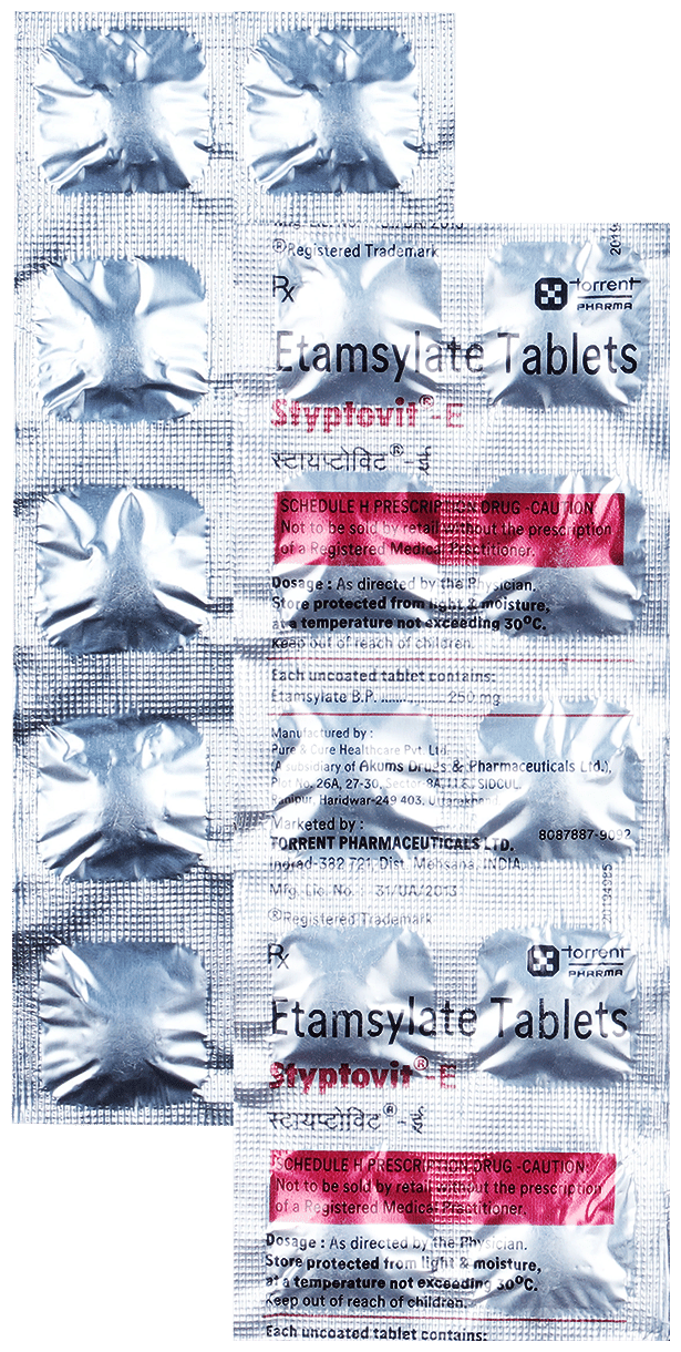 Styptovit E 250mg Tablet
