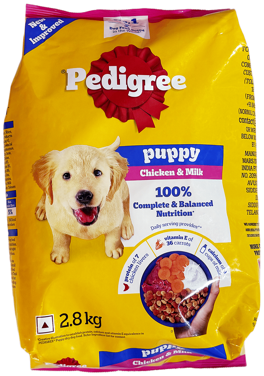 Pedigree Puppy Complete & Balanced Food for Dogs Chicken & Milk