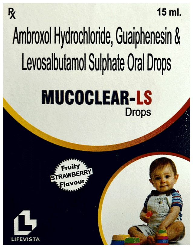 Mucoclear-LS Oral Drops Fruity Strawberry
